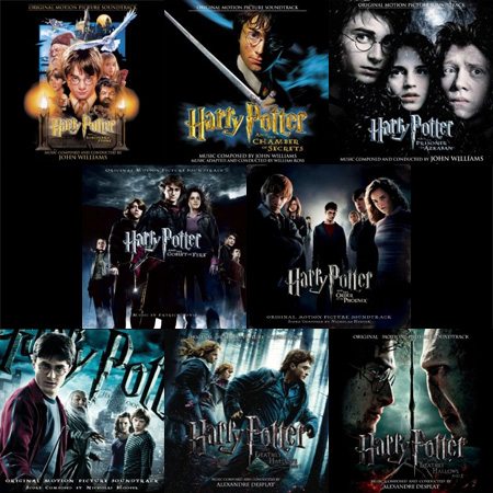 Album Covers for Harry Potter 1 - 8