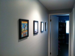 Cut pages from comic books for instant art!