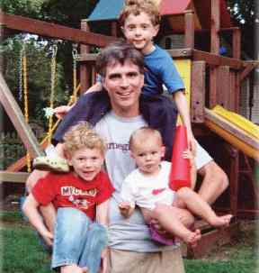 Randy Pausch and family