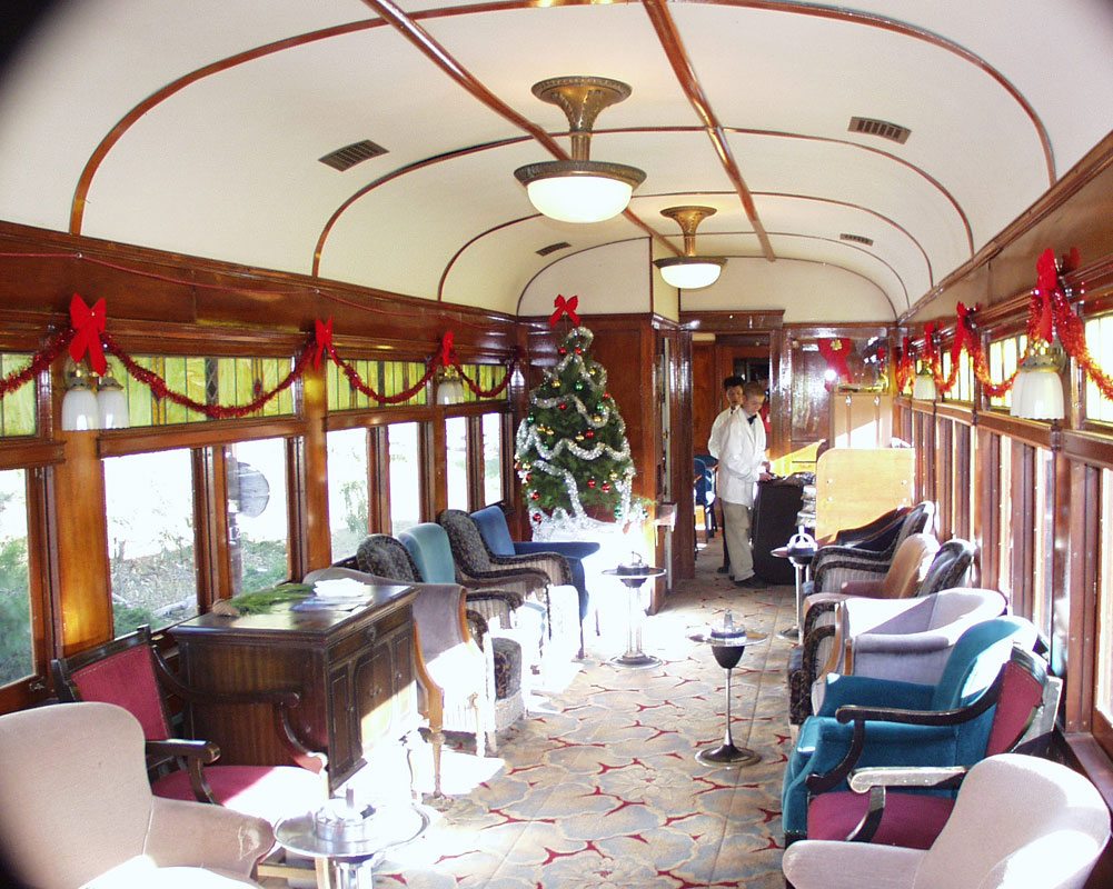 Dining Car Interior at the Western Railway Museum