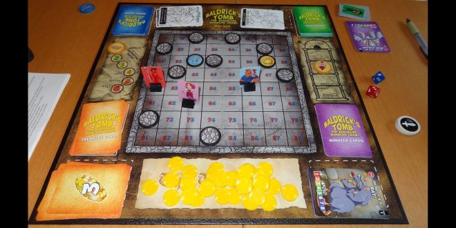 Baldrick's Tomb game in progress