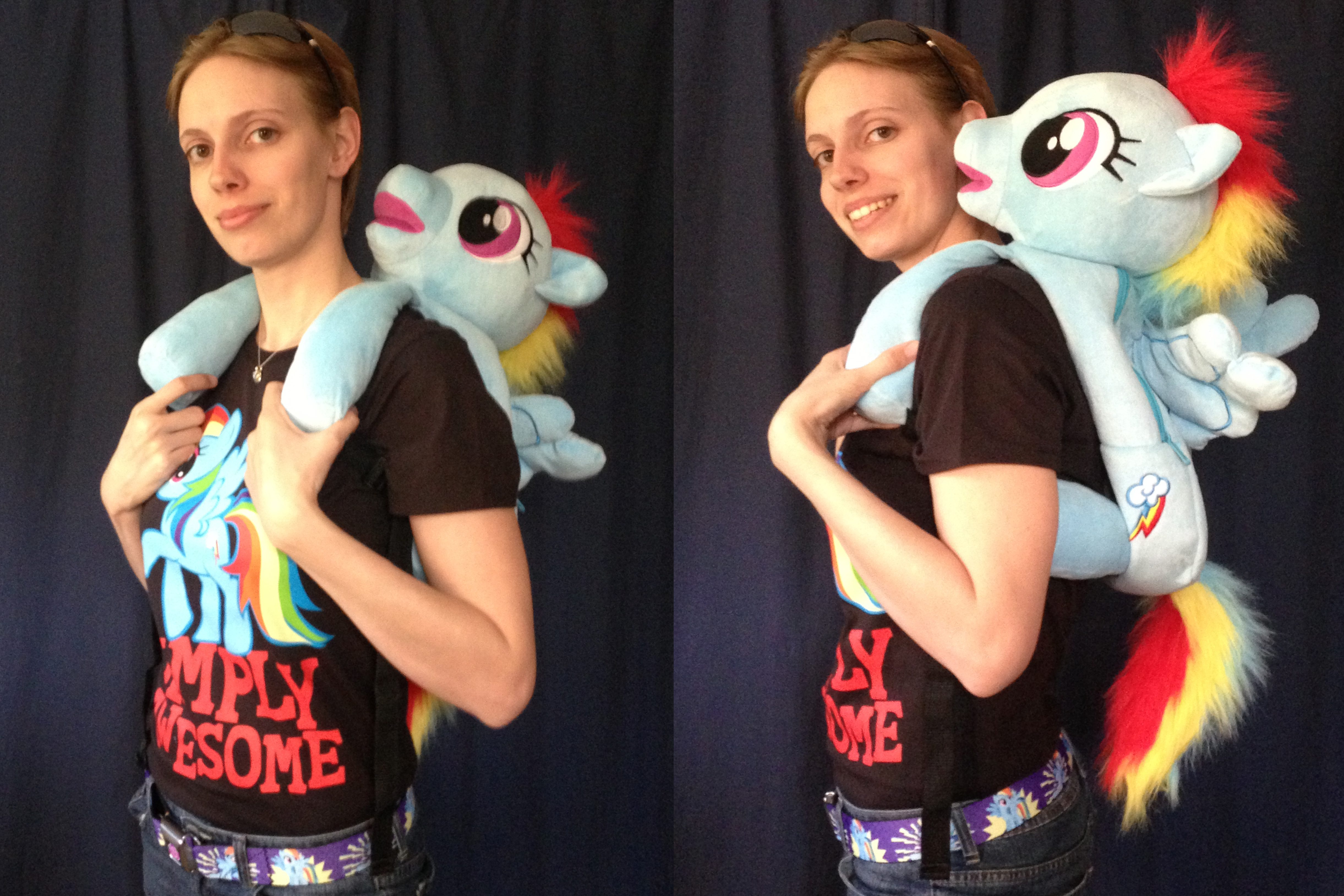 This backpack is full of pony awesomeness!  Image: Dakster Sullivan