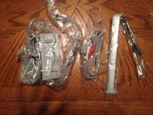 Power supply, sensor bar and AV cable