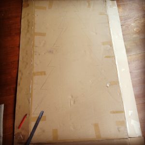 First section marked out