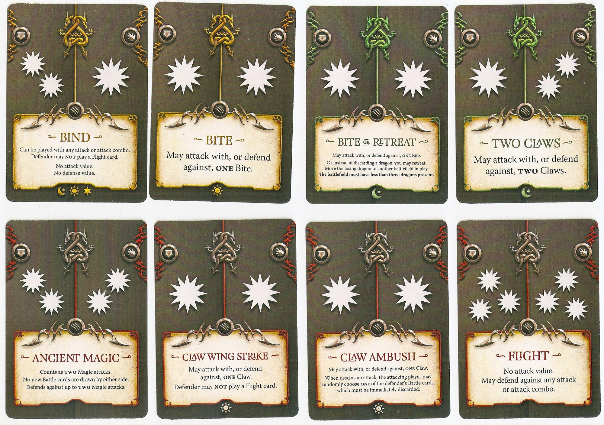 Draco Magi battle cards
