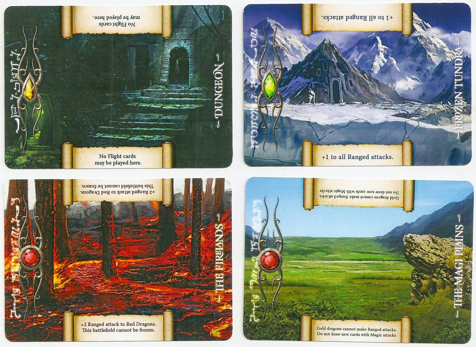 Draco Magi battlefield cards