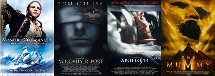 Some movie posters with Trajan.