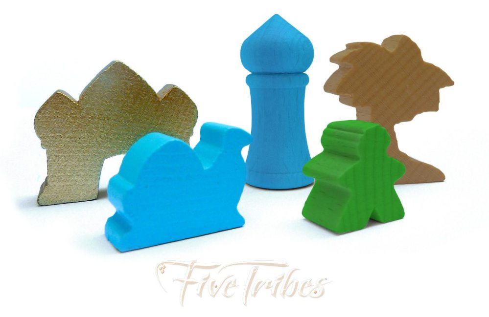Five Tribes meeples