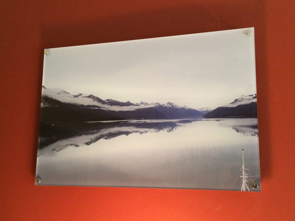 Here's the final result. My photo of my photography really isn't doing it justice. See below for original image. Photo: Jenny Williams