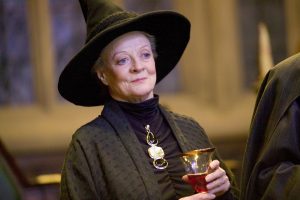 Dame Maggie Smith in her role as Prof. McGonagall