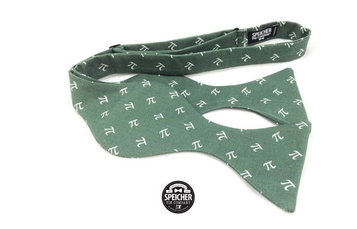 Chalkboard Pi Self-tie Bow Tie