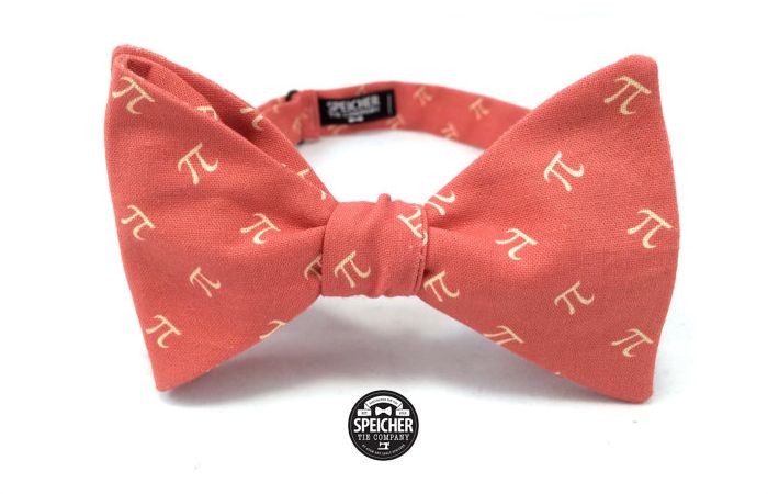 Red Apple Pi Bow Tie