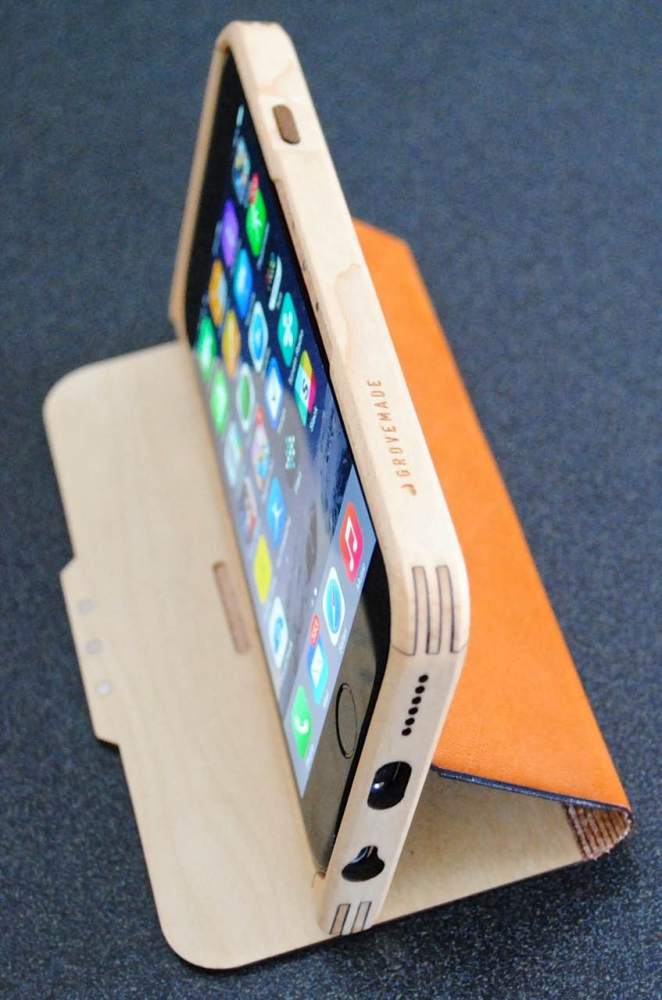 Grovemade case doubles as a stand