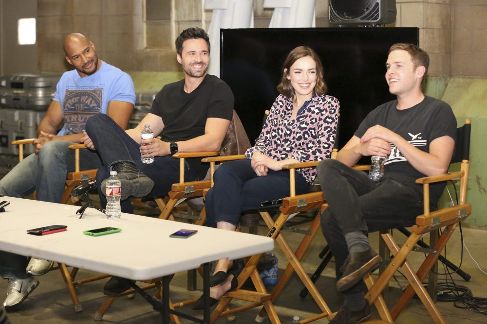 (l-r) Simmons, Dalton, Henstridge, and De Caestecker