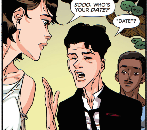 And teased like only a sister can tease. Copyright DC Comics.