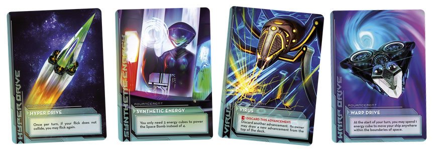 Cosmic Kaboom advancement cards