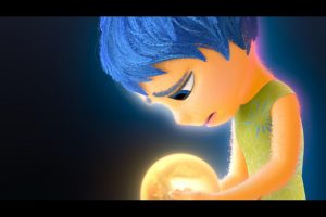Joy reflects on one of Riley's memories.
