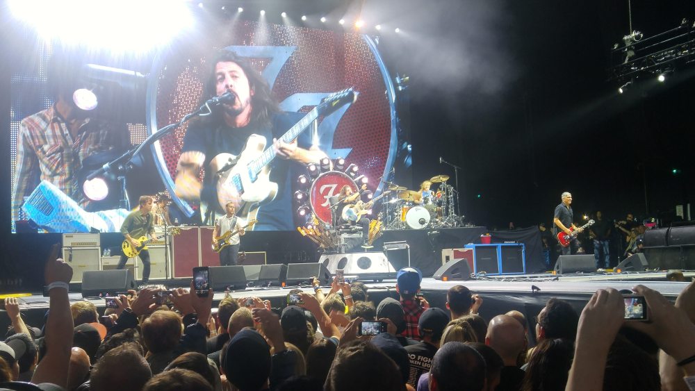 Foo Fighters on Stage in Toronto