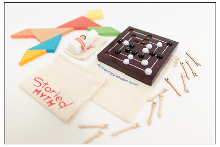 ‘Storied Myth’ eBook uses real-world toys