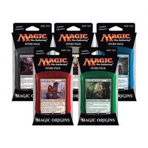 The five Magic Origins intro decks.