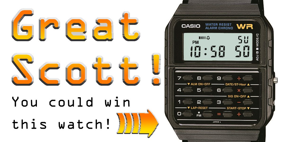 Casio CA53W-1 calculator watch