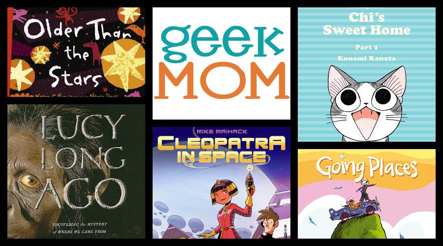 My favorite read-alouds this month. Collage by Ariane Coffin.