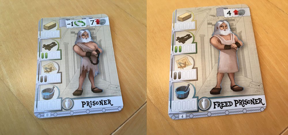 A prisoner once, now freed.