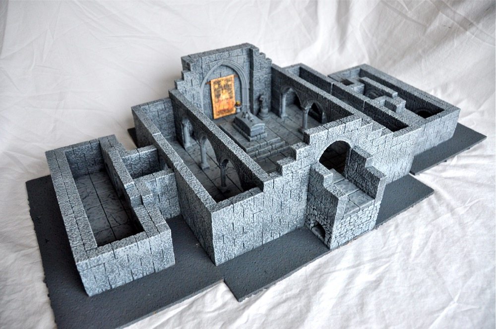 Finished Hirst Arts Terrain.