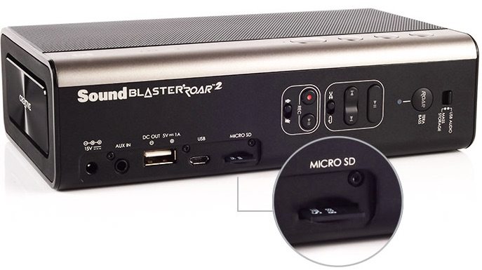 Soundblaster Roar 2 ports