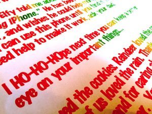 Letter from Santa reads: I HO-HO-hope next time you can keep an eye on your important things...