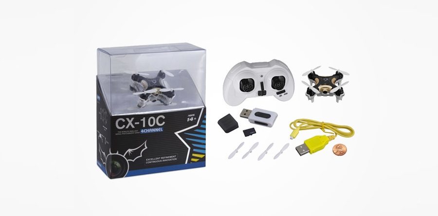 World's Smallest Camera Drone + 2GB Micro SD Card3