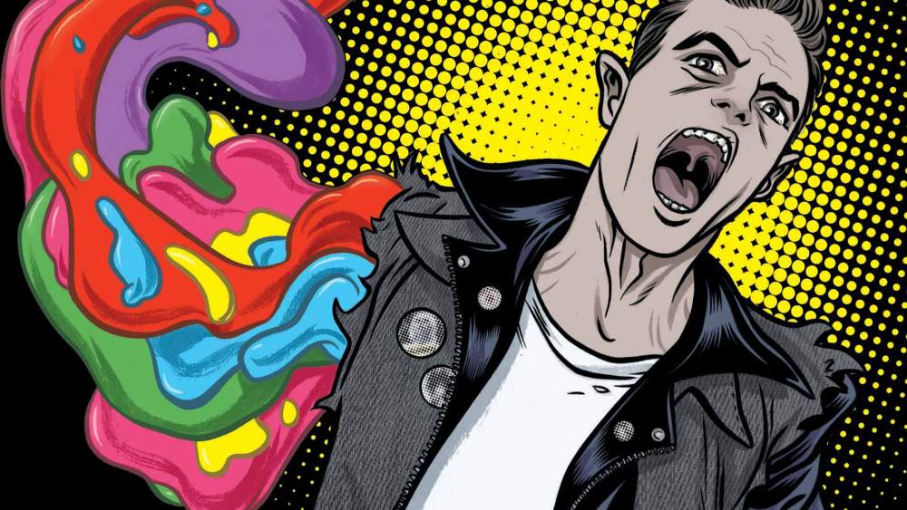 Our lead's "art" arm. Image via Vertigo Comics.