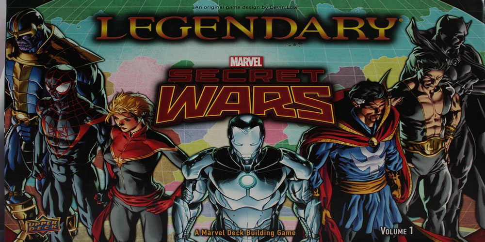 Legendary Secret Wars Box Cover Art - Photo by Gerry Tolbert