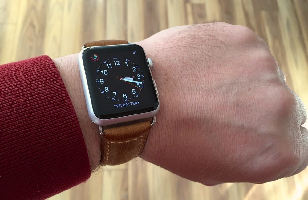 Nomad Strap leather Apple Watch band