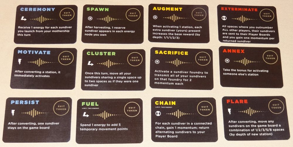 Sol Instability cards