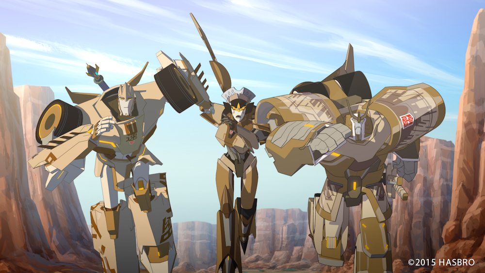 Robots in disguise, in disguise. (Image courtesy Cartoon Network and Hasbro)