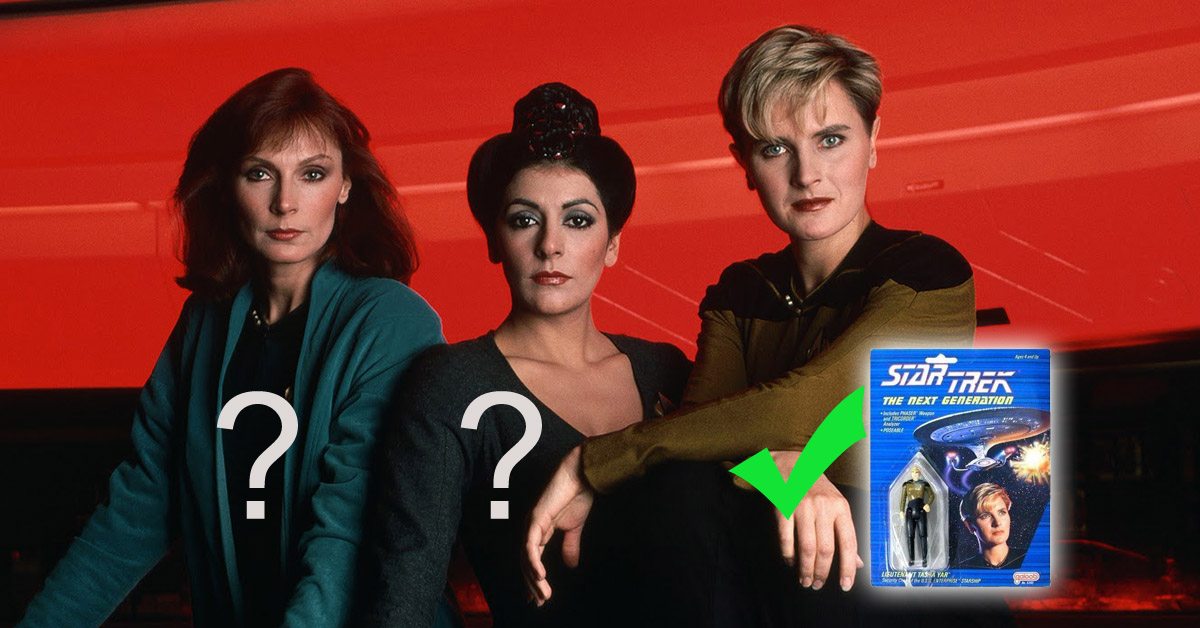 Star Trek Crusher, Troi, and Yar