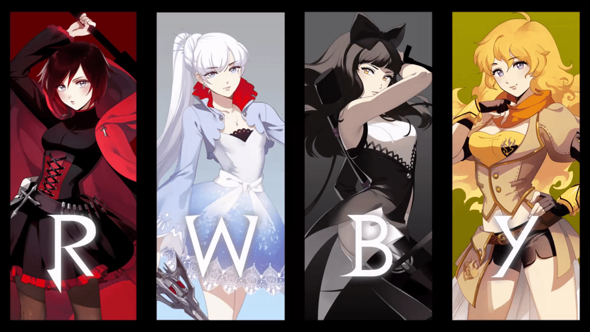 RWBY by Rooster Teeth Studios.