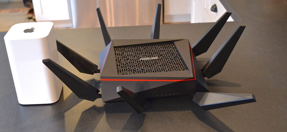 ASUS RT-AC5300 router is huge