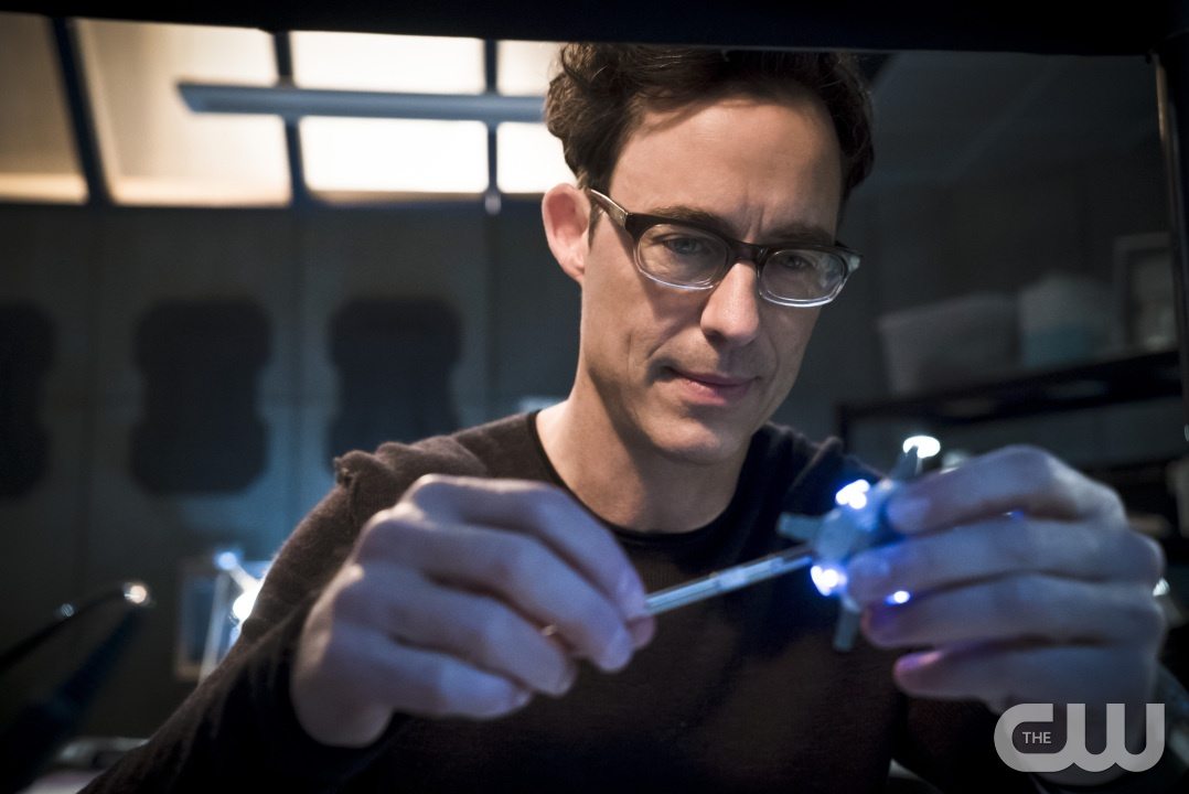 The Flash -- "Fast Lane" -- Image: FLA212B_0174b.jpg -- Pictured: Tom Cavanagh as Harrison Wells -- Photo: Katie Yu/The CW -- Ã?Â&copy; 2016 The CW Network, LLC. All rights reserved.