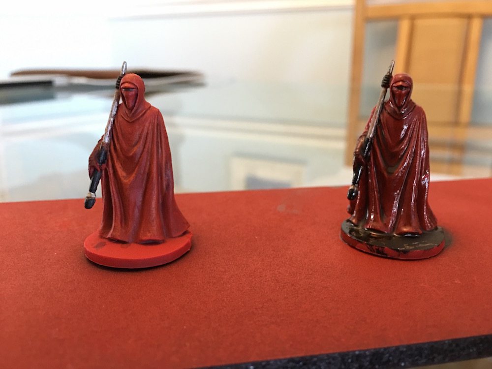 Detailed and highlighted on the left, Quickshaded on the right (Photo by Anthony Karcz)