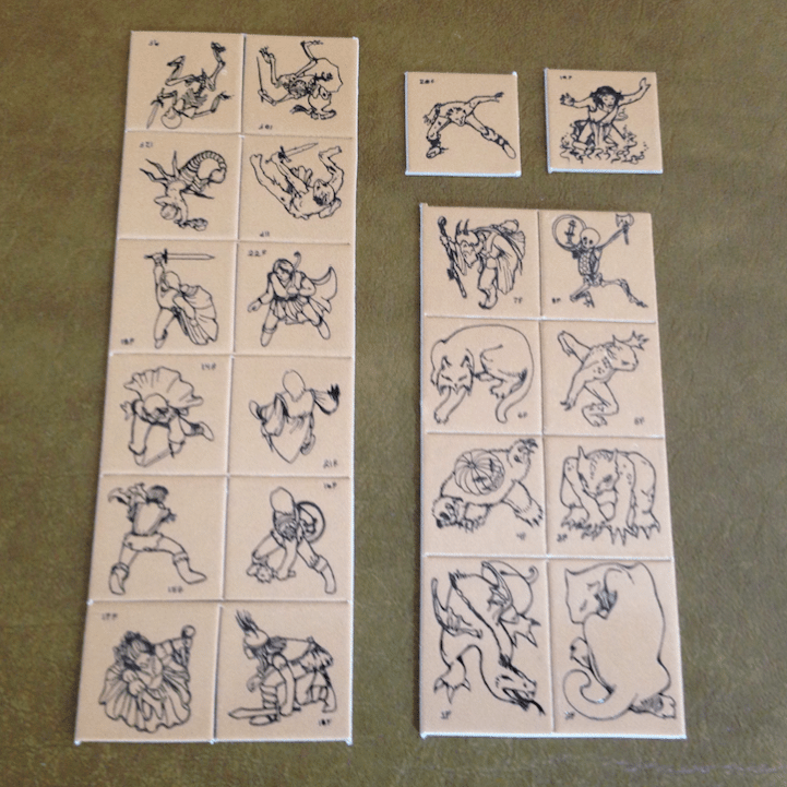 Dungeon Tiles characters