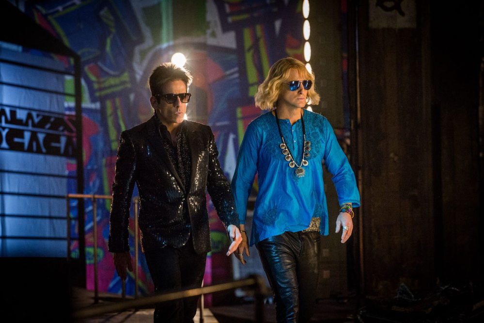 Zoolander (Ben Stiller) and Hansel (Owen Wilson) are back in action in 'Zoolander 2'. &copy; 2015 Paramount