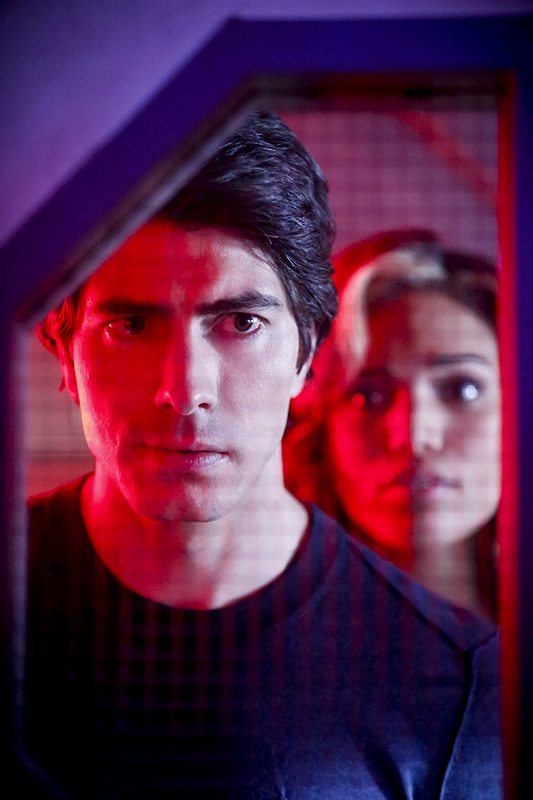 DC's Legends of Tomorrow -- "Marooned" -- Image LGN107A_0073b.jpg -- Pictured (L-R): Brandon Routh as Ray Palmer / Atom and Ciara Renee as Kendra Saunders / Hawkgirl -- Photo: Bettina Strauss/The CW -- �© 2016 The CW Network, LLC. All Rights Reserved.