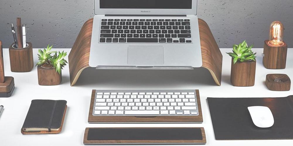 Grovemade wood desk accessories