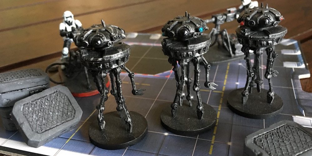 Imperial Assault Probe Droids Finished