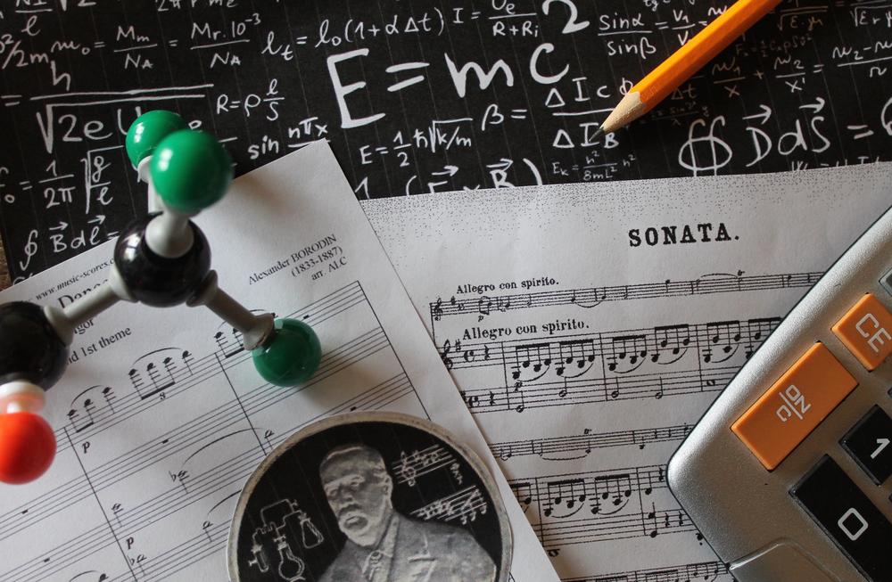 Albert Einstein and Alexander Borodin knew the importance of being inspired by both music and science. All images by Lisa Kay Tate.