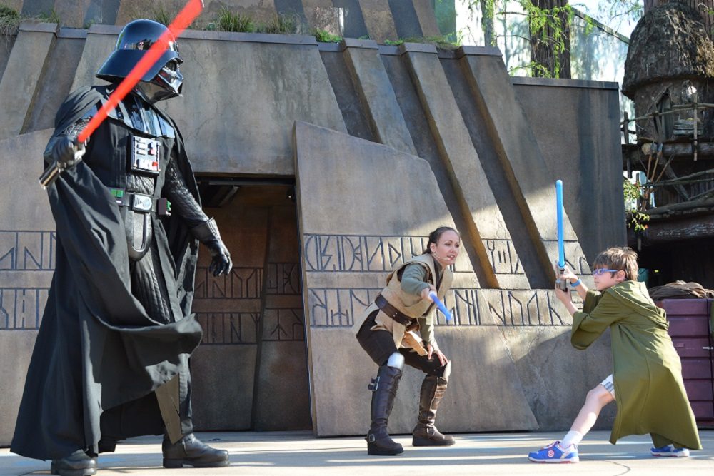 Facing up to the Dark Side. Image courtesy Disney PhotoPass.