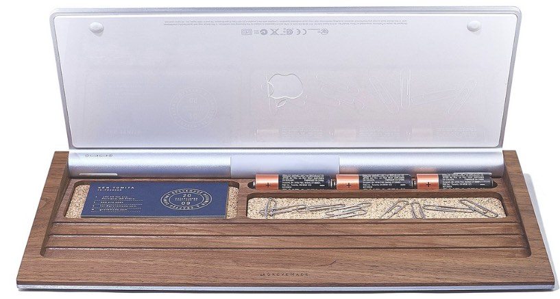 Grovemade keyboard tray has hidden storage