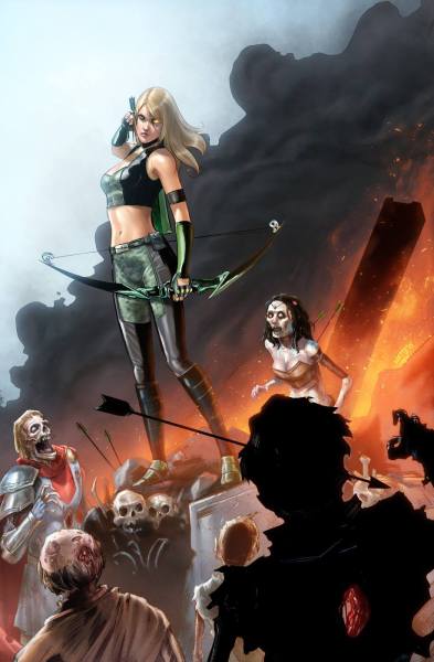 Robyn Hood Annual \ Image used with permission from Zenescope. Art credit: Larry Watts